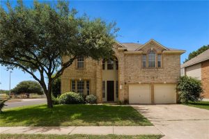 Cedar Park home from the 1990s in the Carriage Hills neighborhood