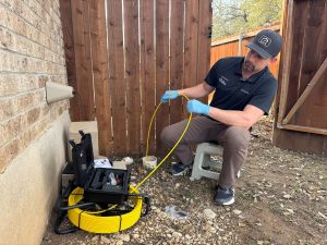 Austin and Cedar Park ewer scope inspection service performed by certified professional inspector Eaton Bates