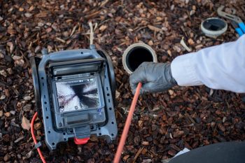 Sewer cope inspection offered as part of a professional home inspection service in Austin, Texas